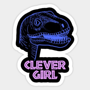 Clever Girl (Jurassic Raptor) Sticker